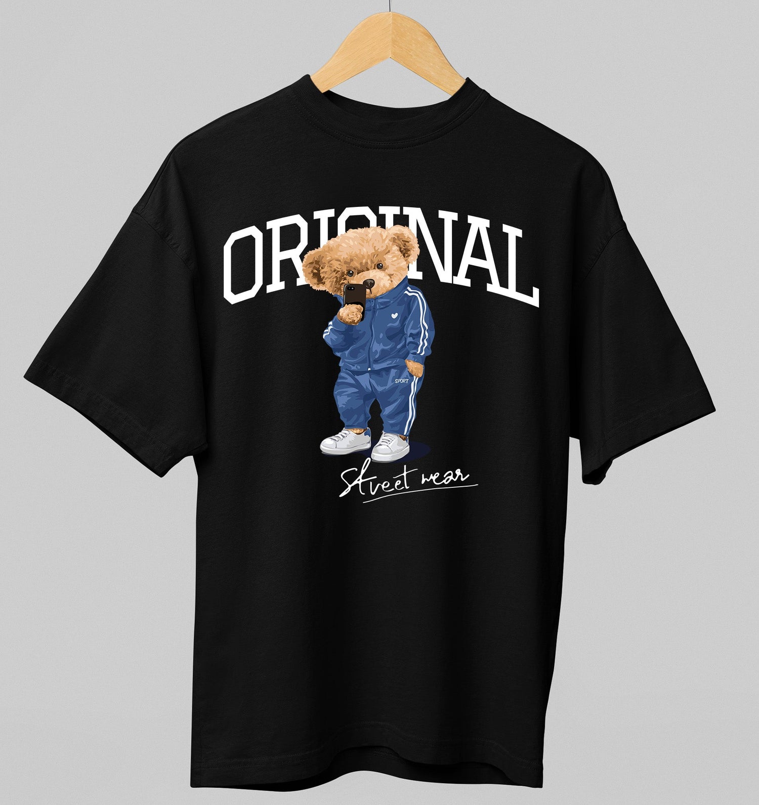 Unisex Oversized Teddy Tees - Happi