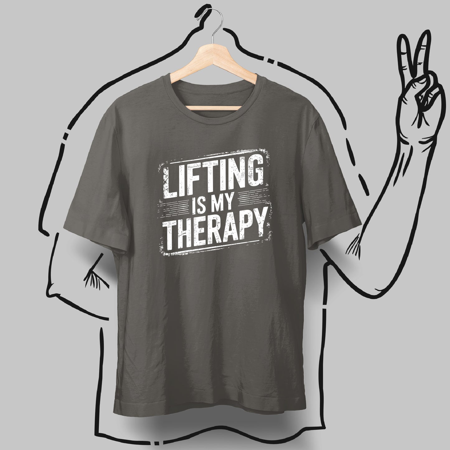 Lifting Is My Therapy - Happi