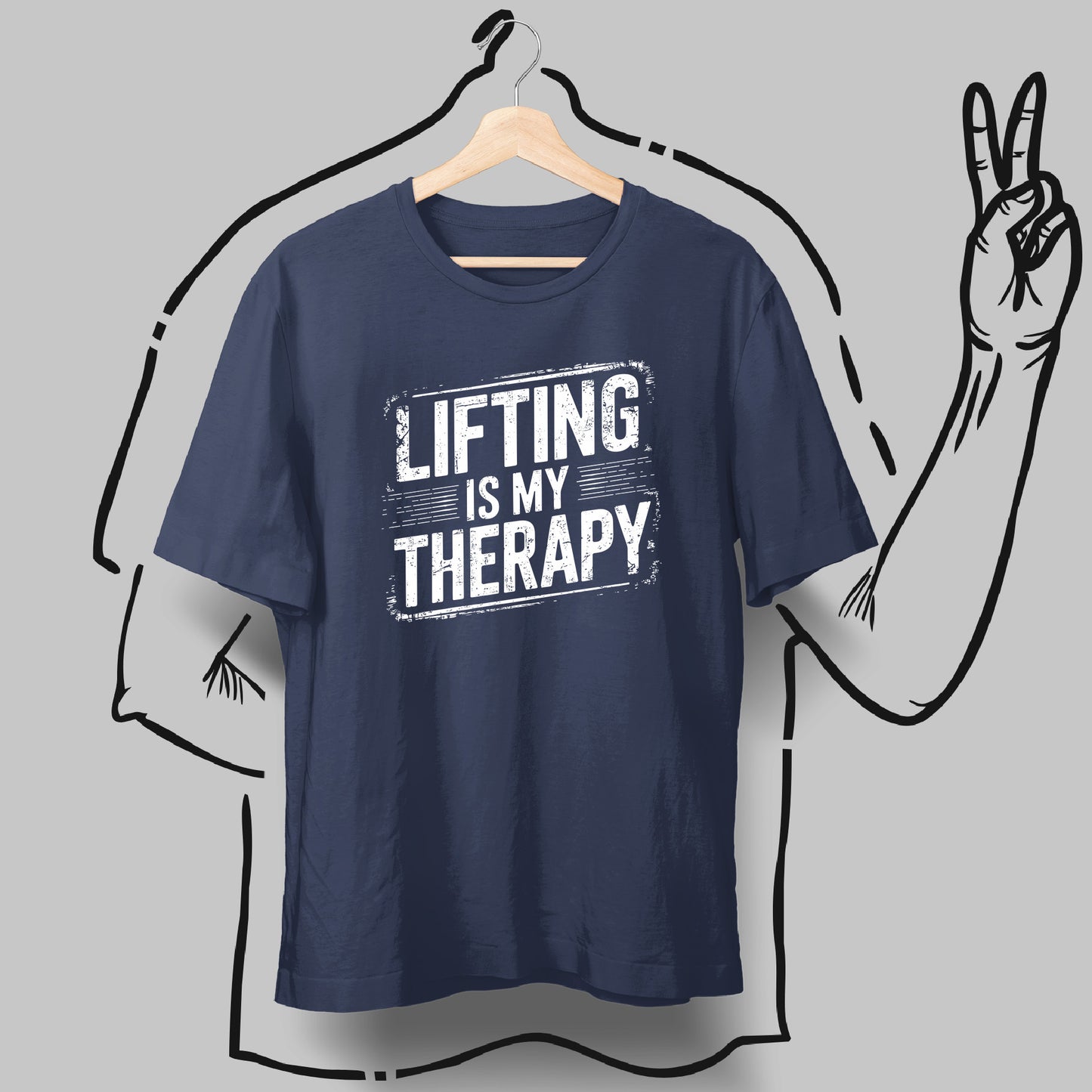 Lifting Is My Therapy - Happi