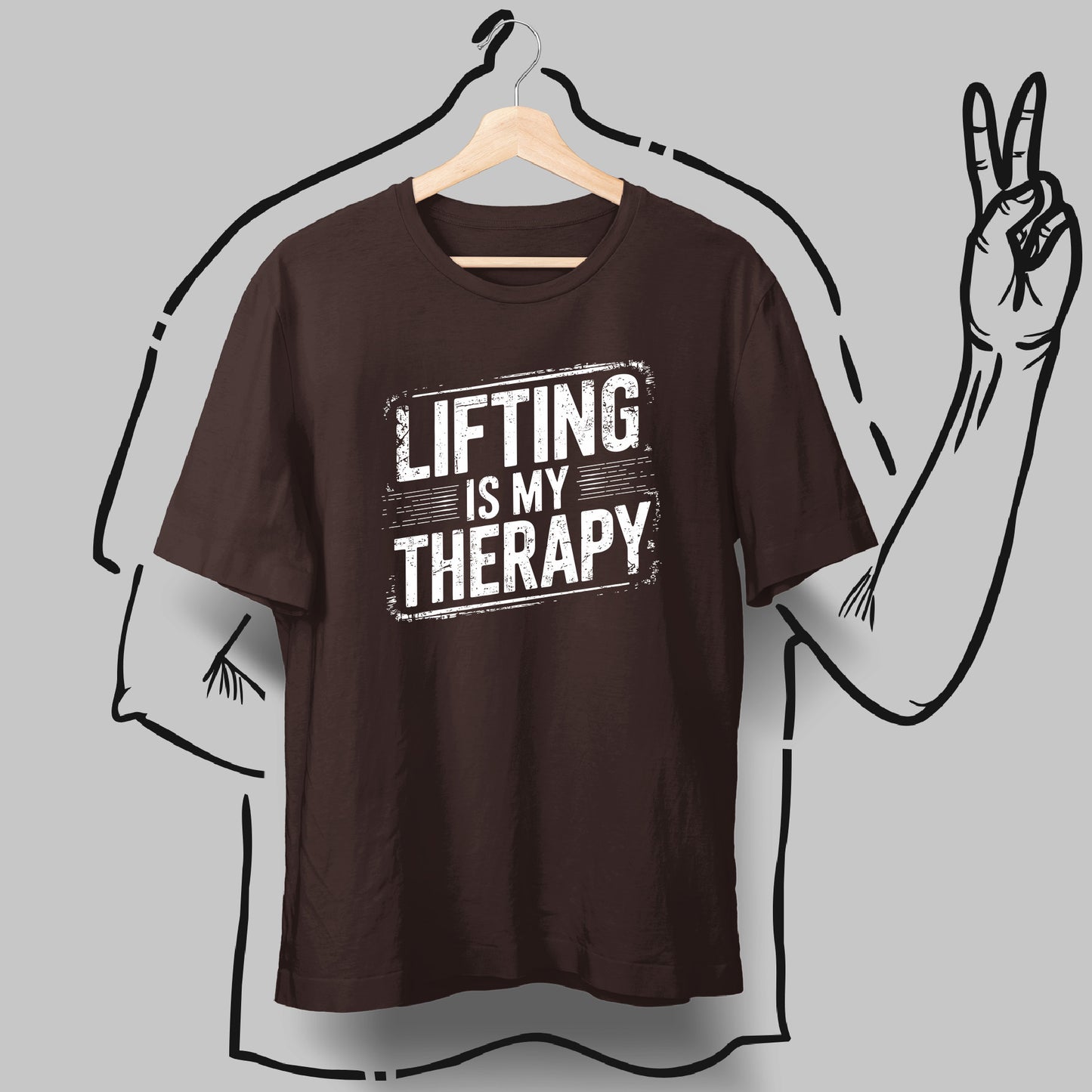 Lifting Is My Therapy - Happi